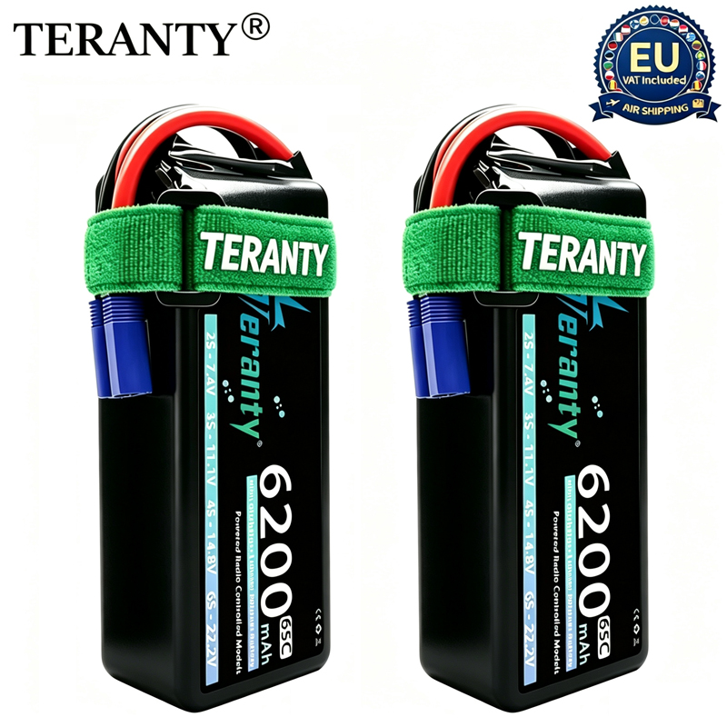 Drone Racing Battery - TERANTY 6S 6200mAh Lipo Battery 22.2V