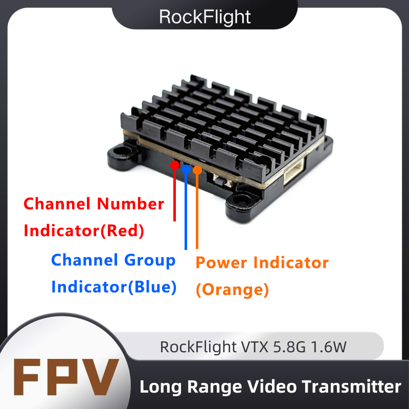 RockFlight TX663 VTX 5.8G 48CH - огляд і ціна Drone Racing Transmitter