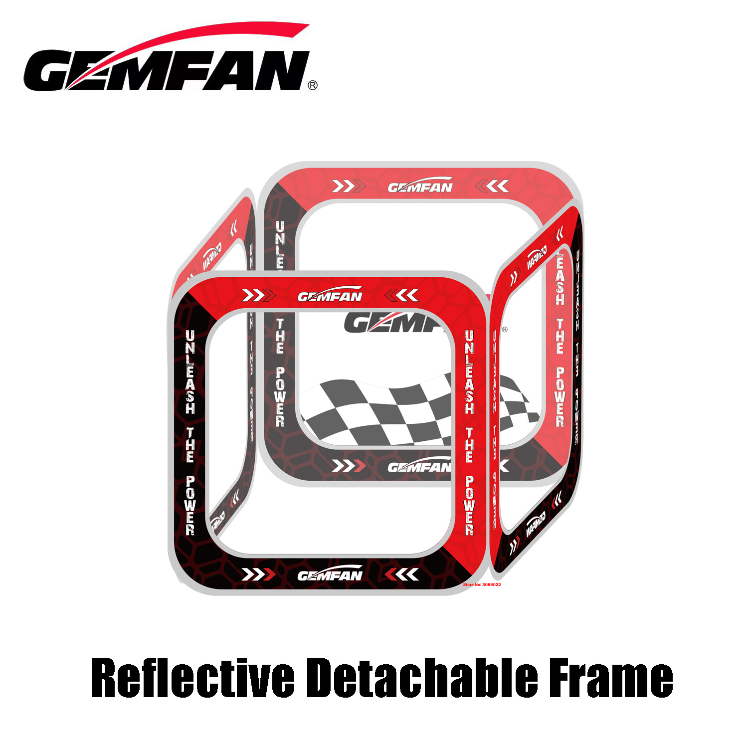 GEMFAN 80*80CM FPV Race Cube G - огляд і ціна Drone Racing Flag
