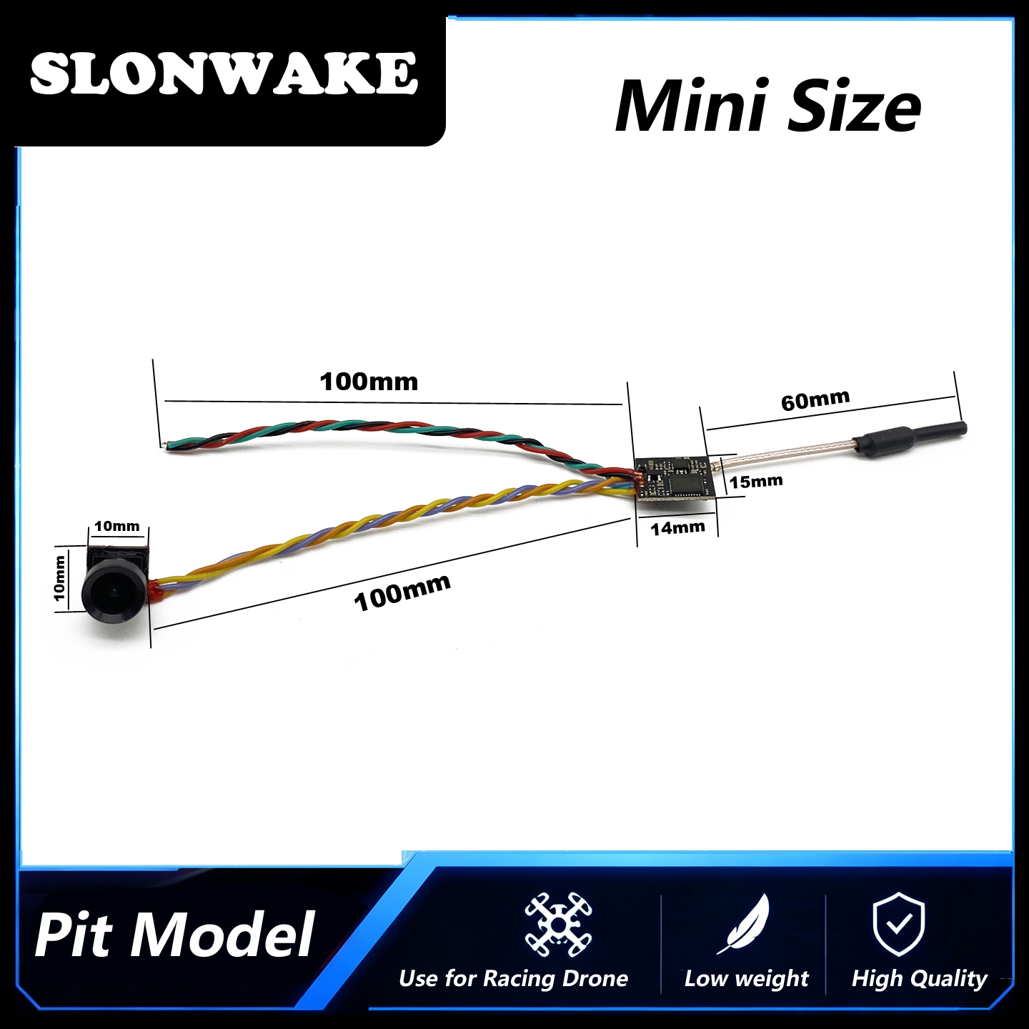 5.8G 48CH Dual Antennas FPV Go - огляд і ціна Drone Racing Antenna