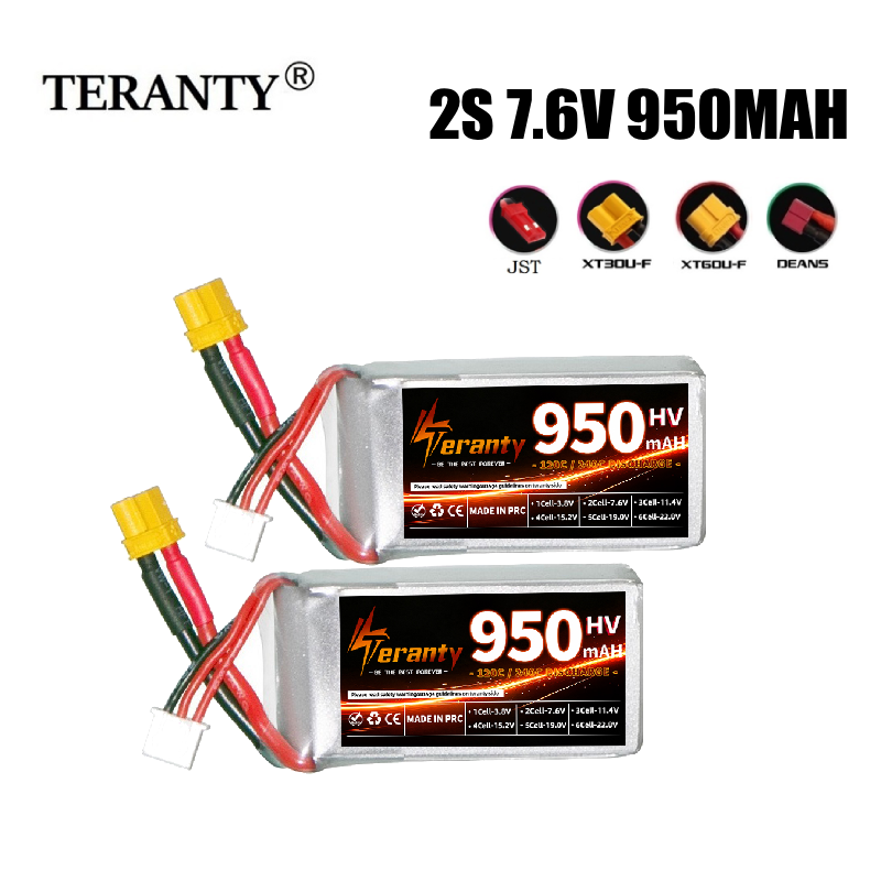 Teranty 2S HV 7.6V 950mAh 120C - огляд і ціна Drone Racing Charger